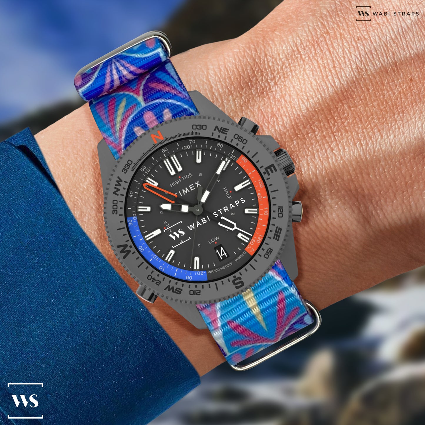 Scallop Petals Graphic Strap