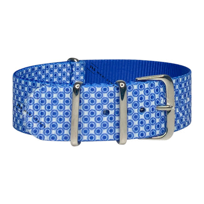 Blue Porcelain Graphic Strap