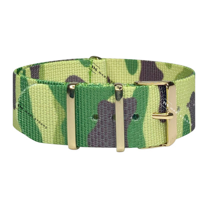 Woodland M81 Camouflage British MoD Watch Strap
