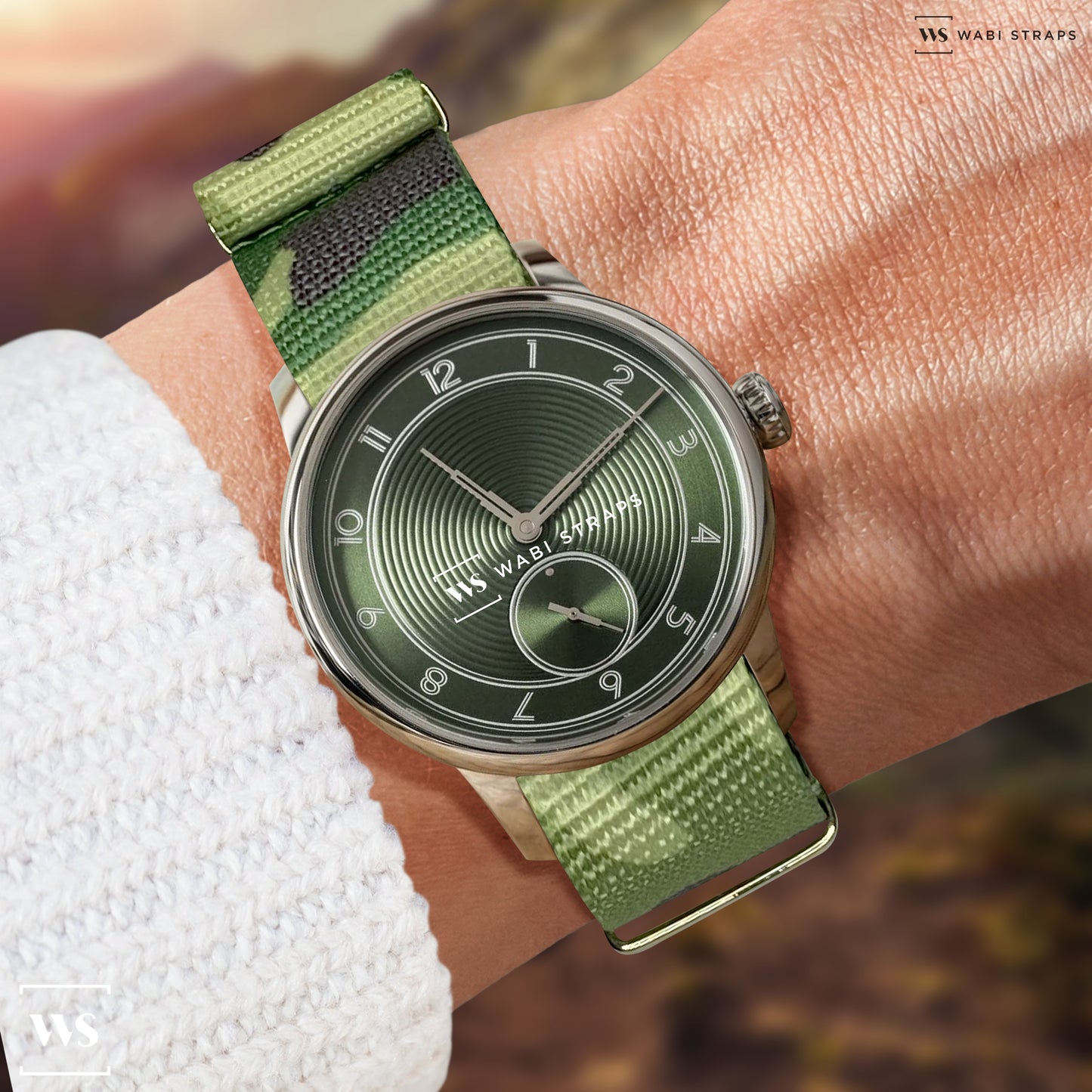 Woodland M81 Camouflage British MoD Watch Strap