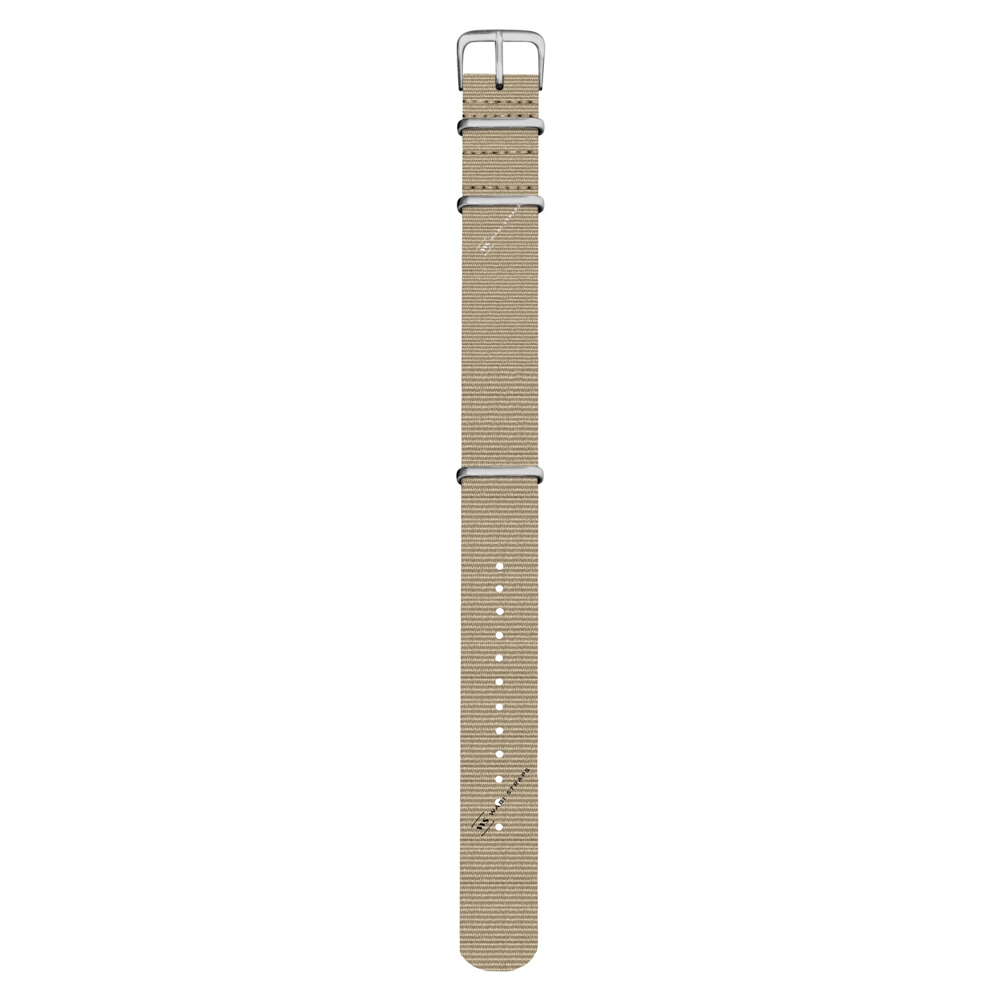 Beige Plain Basic British Military Watch Strap