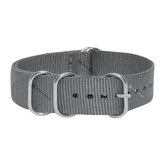 Grey Military 5-Ring Hardware NavSpec British Military Strap