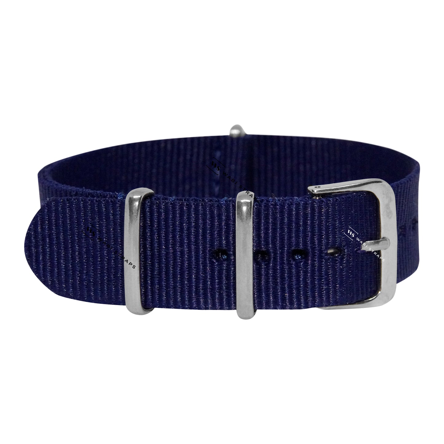 Dark Blue Plain Basic British Military Watch Strap