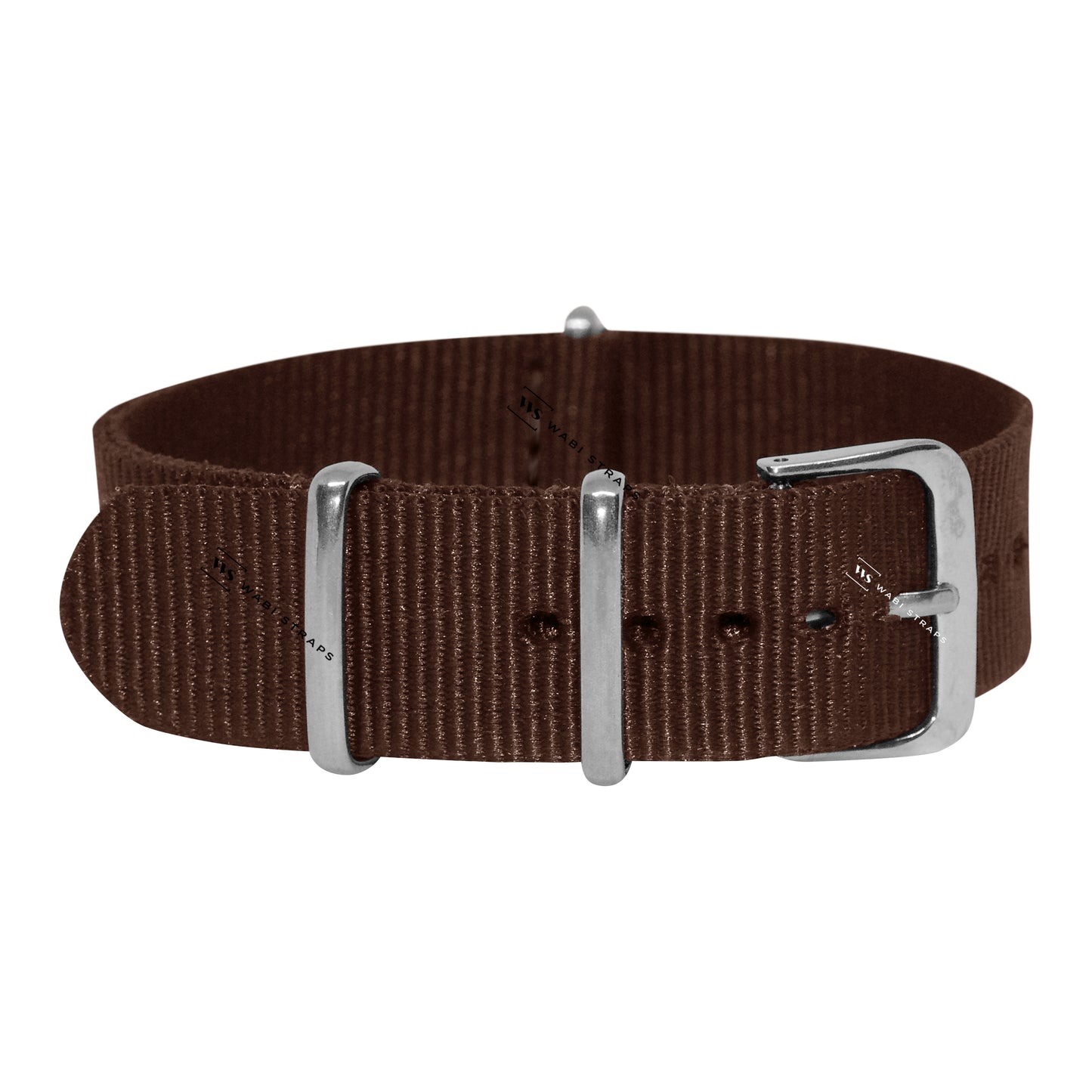 Brown Plain Basic British Military Watch Strap