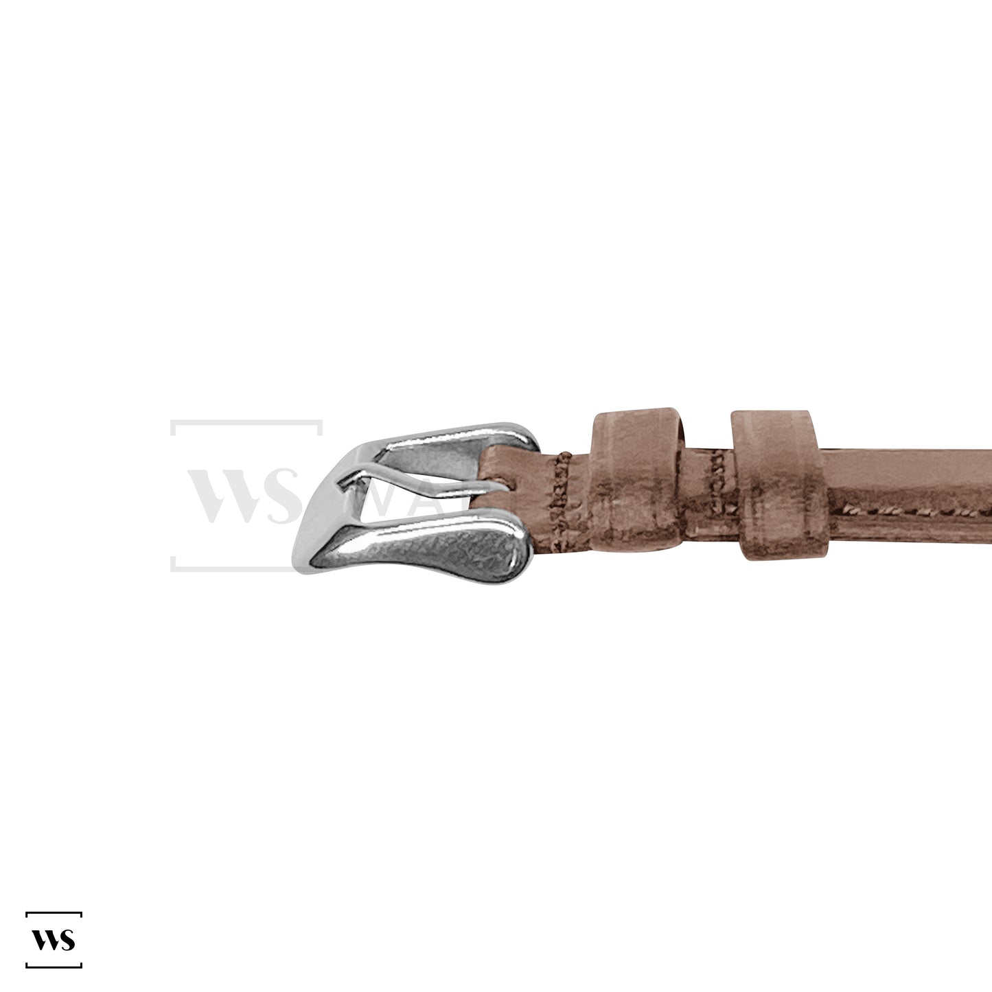 Gray Vintage Italian Aged Leather Strap