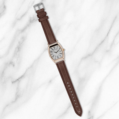 Brown Vintage Italian Aged Leather Strap