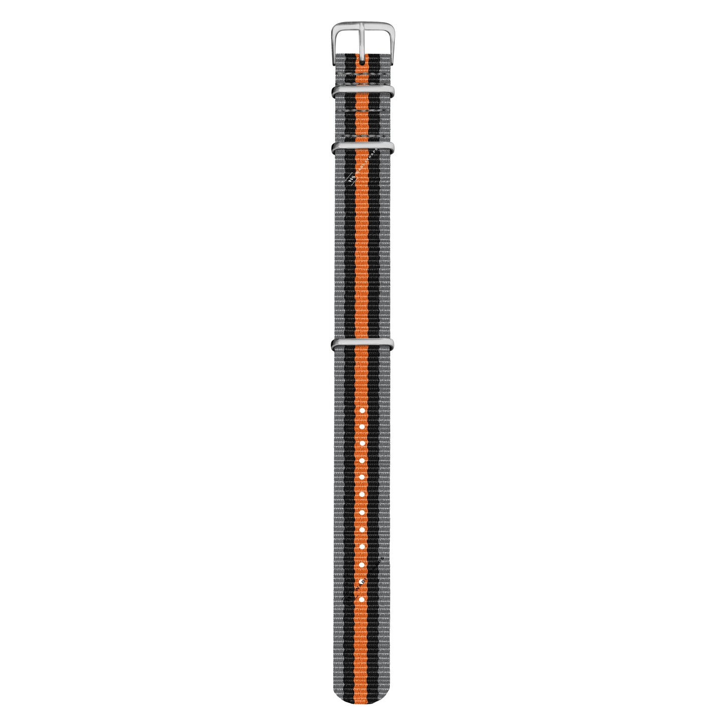 Grey, Black & Orange Original British Military Watch Strap