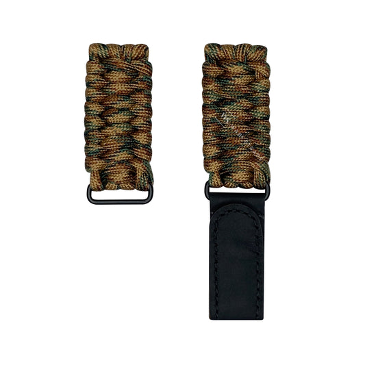 Multi Brown Paracord Rope Velcro Watch Strap