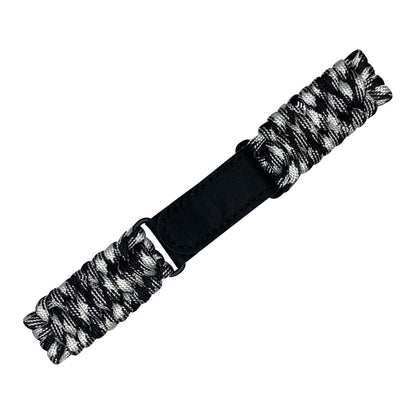 Multi Black Paracord Rope Velcro Watch Strap