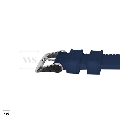 Blue Vintage Perforated Tropical Strap
