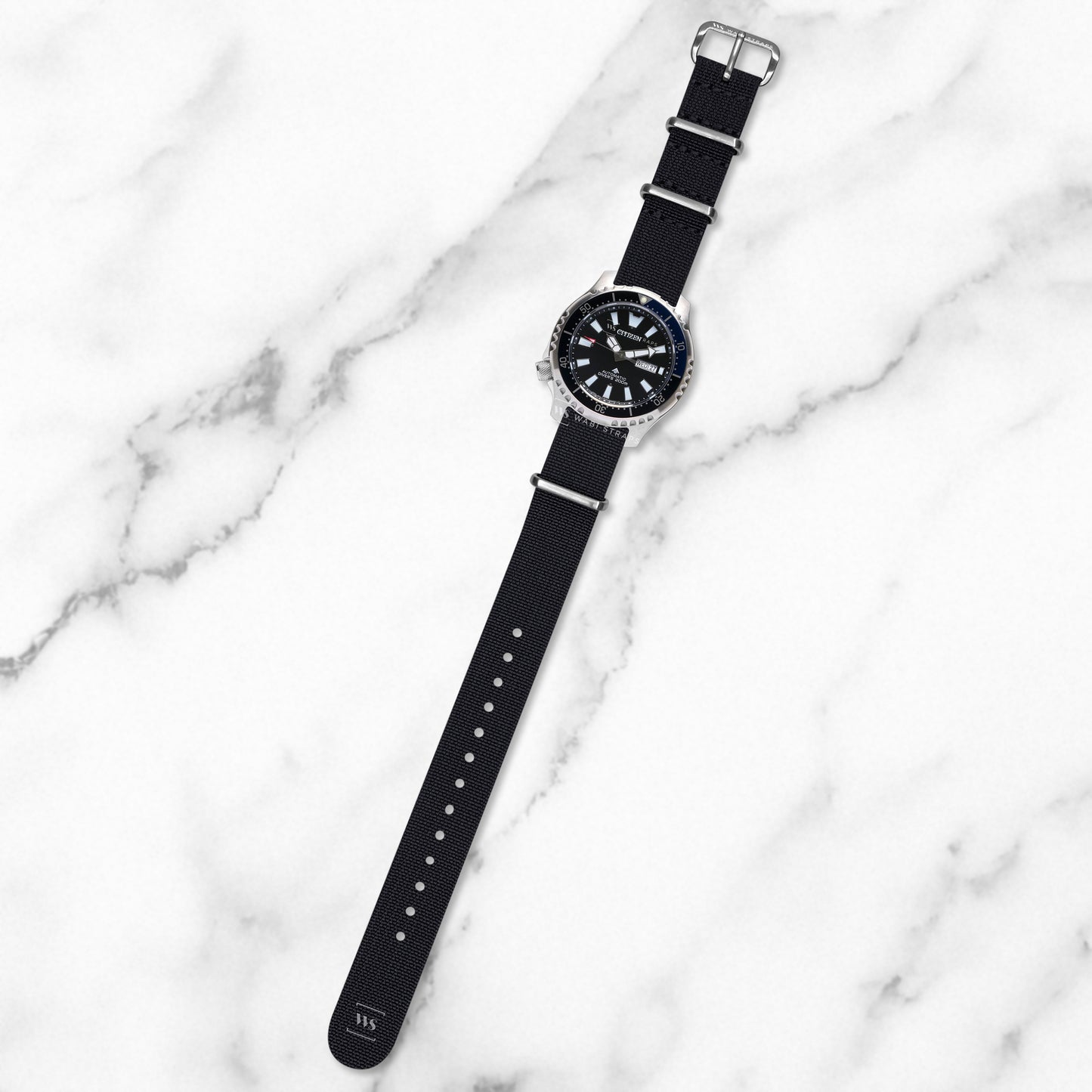 Black Ribbed Premium MilSpec Strap