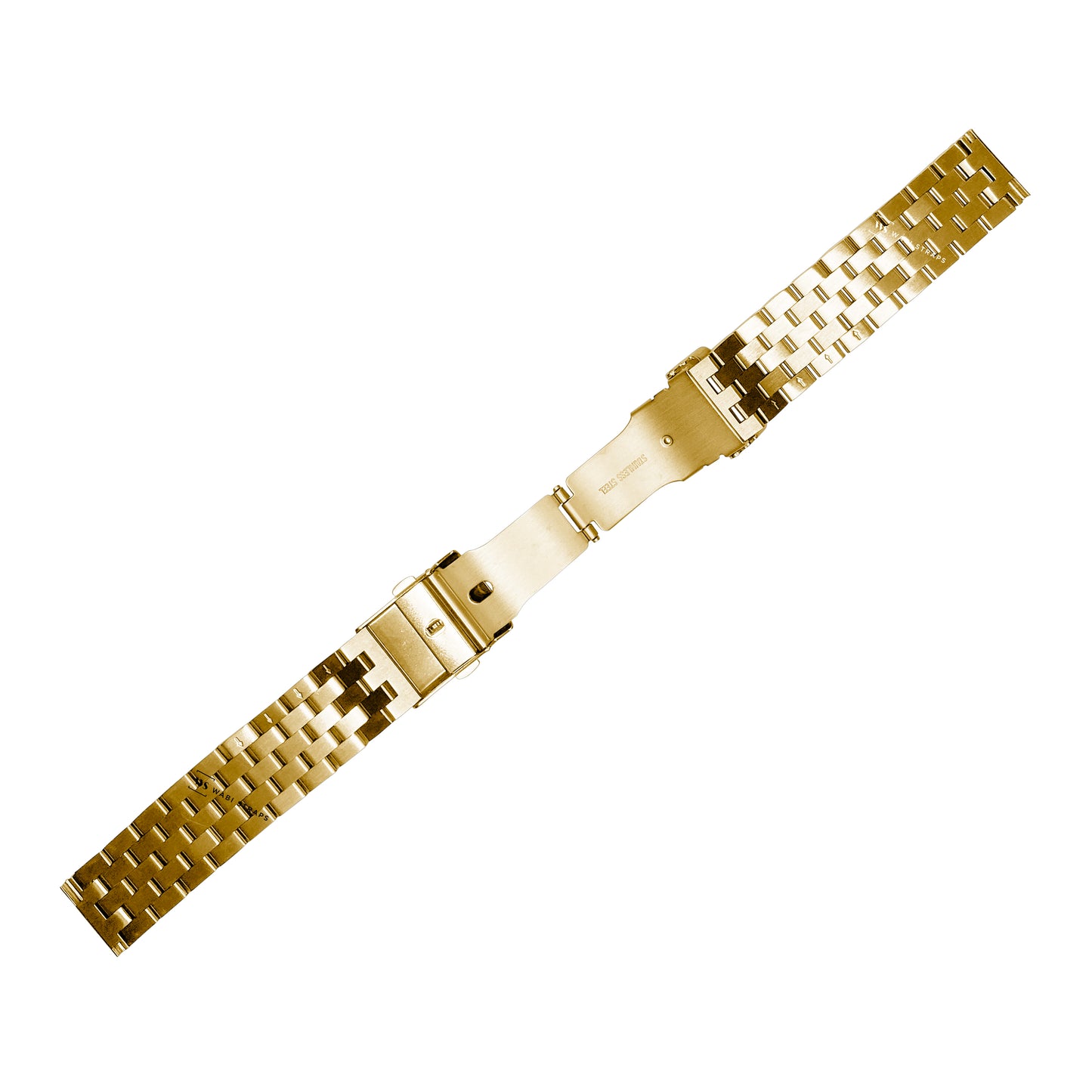 Gold Super Engineer Brick Metal Bracelet