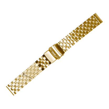 Gold Super Engineer Brick Metal Bracelet
