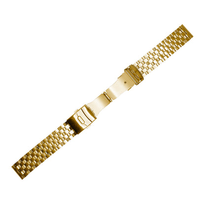 Gold Super Engineer Brick Metal Bracelet