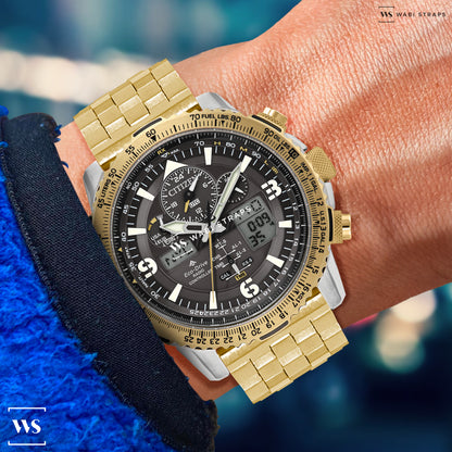 Gold Super Engineer Brick Metal Bracelet
