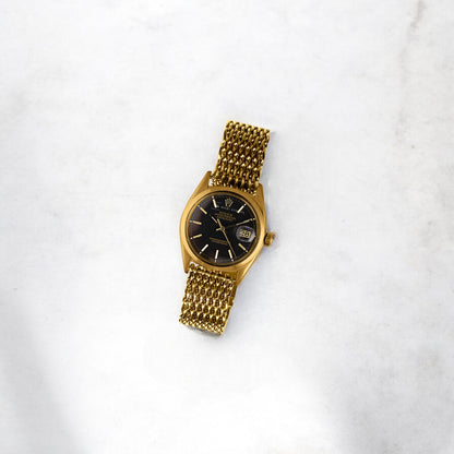 Gold Shark Mesh Watch Bracelet