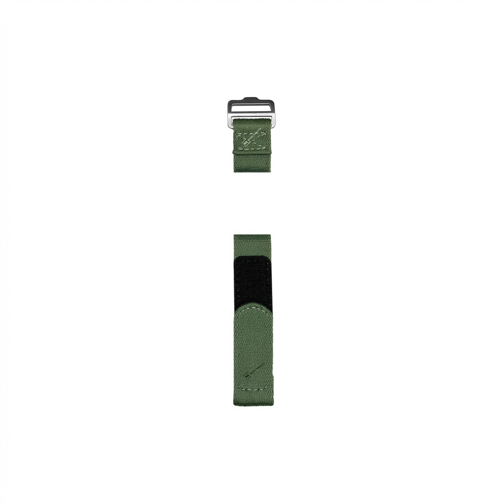 Army Green Single Pass Velcro Strap