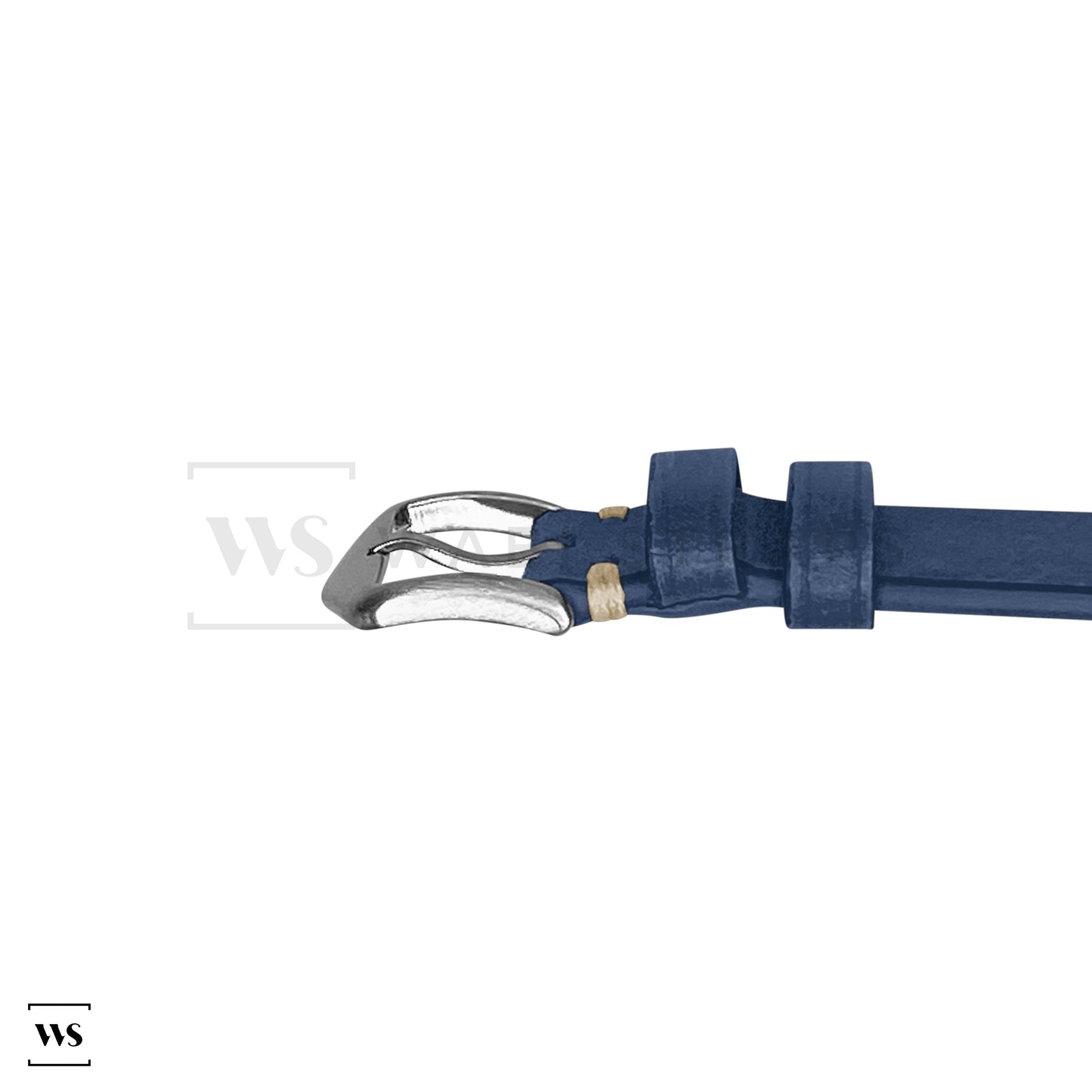 Blue Vintage Leather Watch Strap