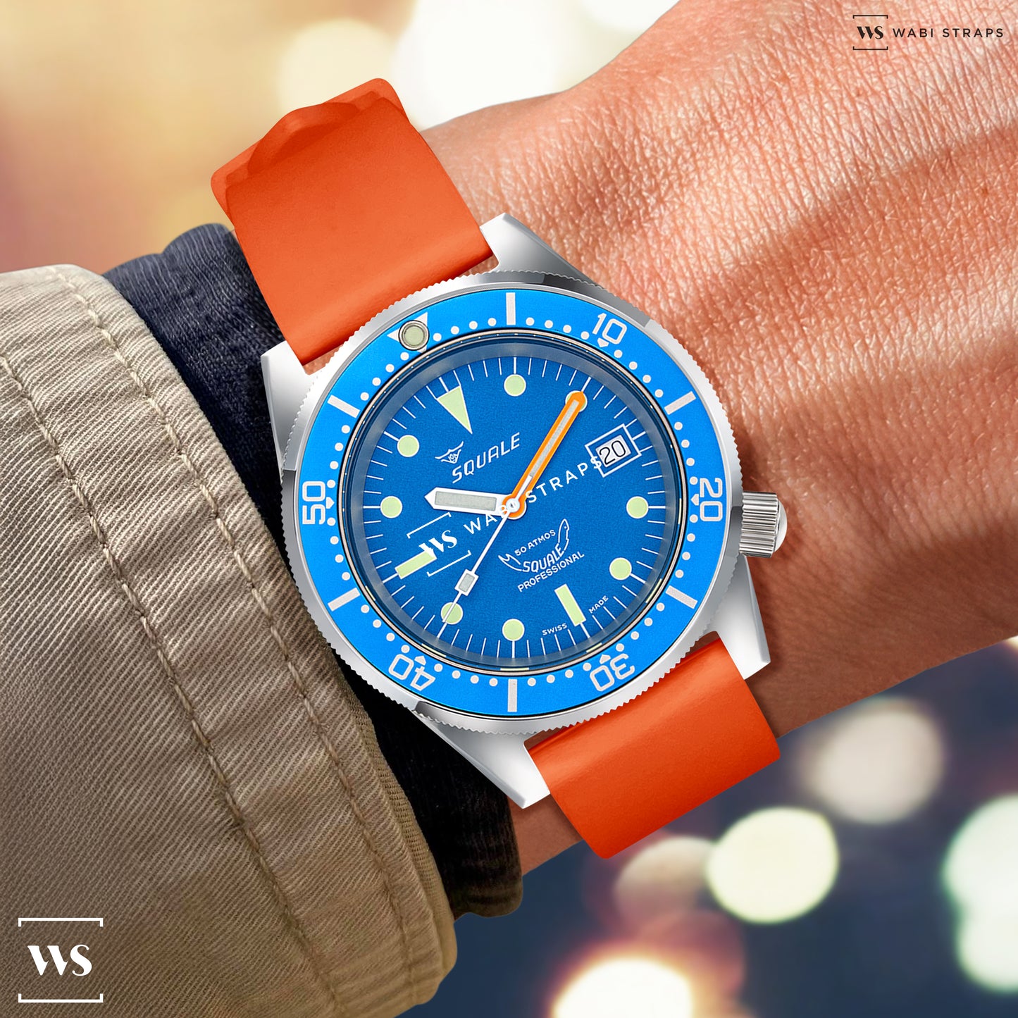 Orange Classic Smooth TPU Strap
