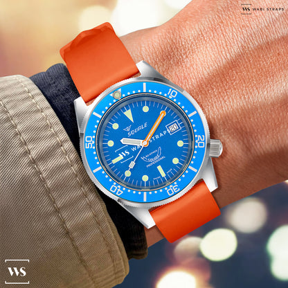 Orange Classic Smooth TPU Strap