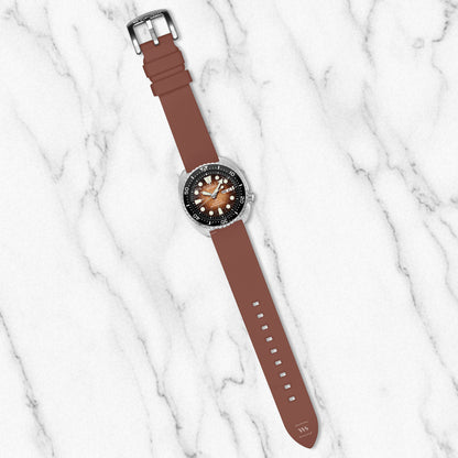 Brown Classic Smooth TPU Strap