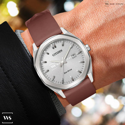 Brown Classic Smooth TPU Strap