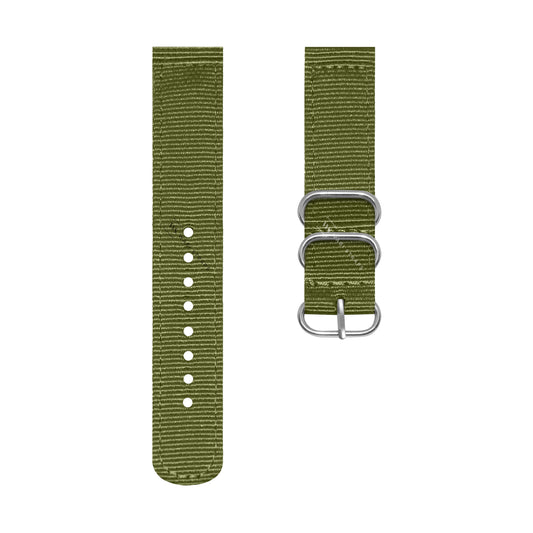 Army Green Basic 3-Ring Hardware Two Piece NavSpec British Military Strap