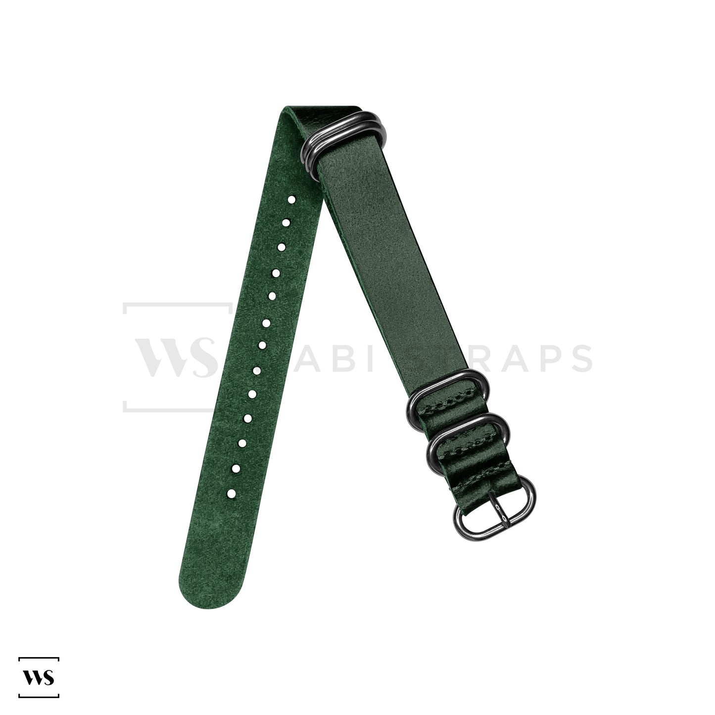 Dark Green Vintage Leather NavSpec Strap