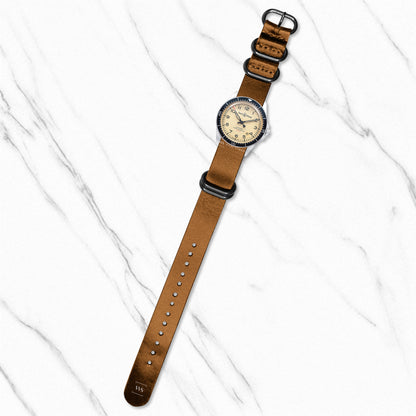 Camel Vintage Leather NavSpec Strap