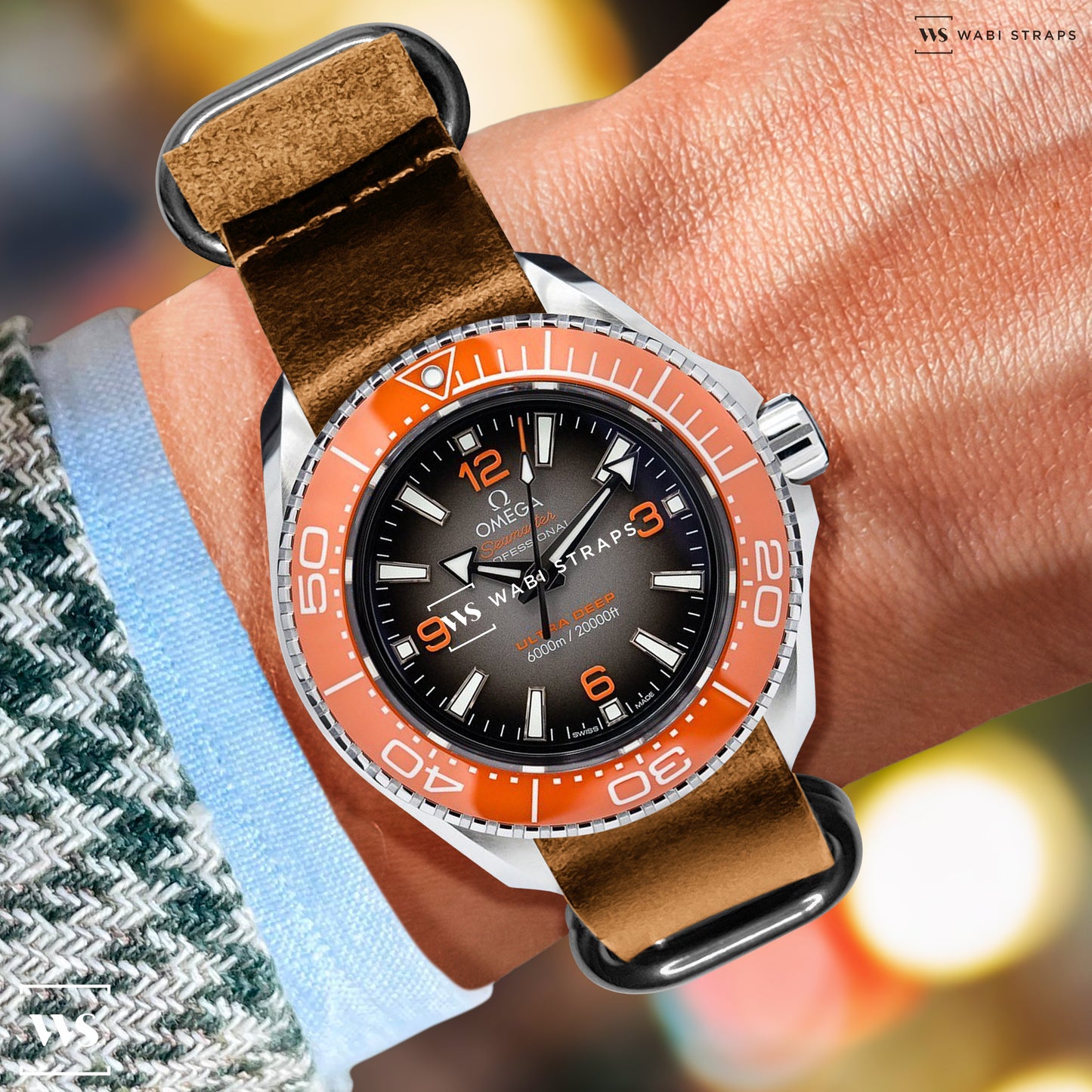 Camel Vintage Leather NavSpec Strap