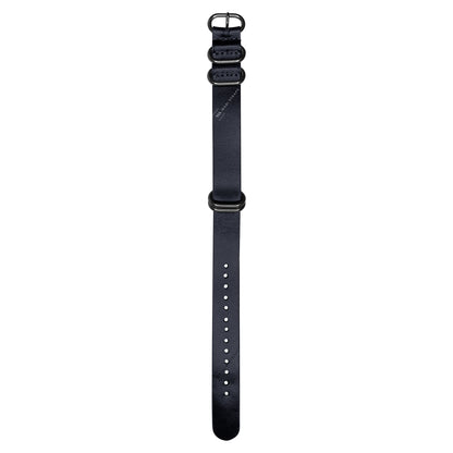 Dark Blue Vintage Leather 5-Ring Hardware NavSpec British Military Strap