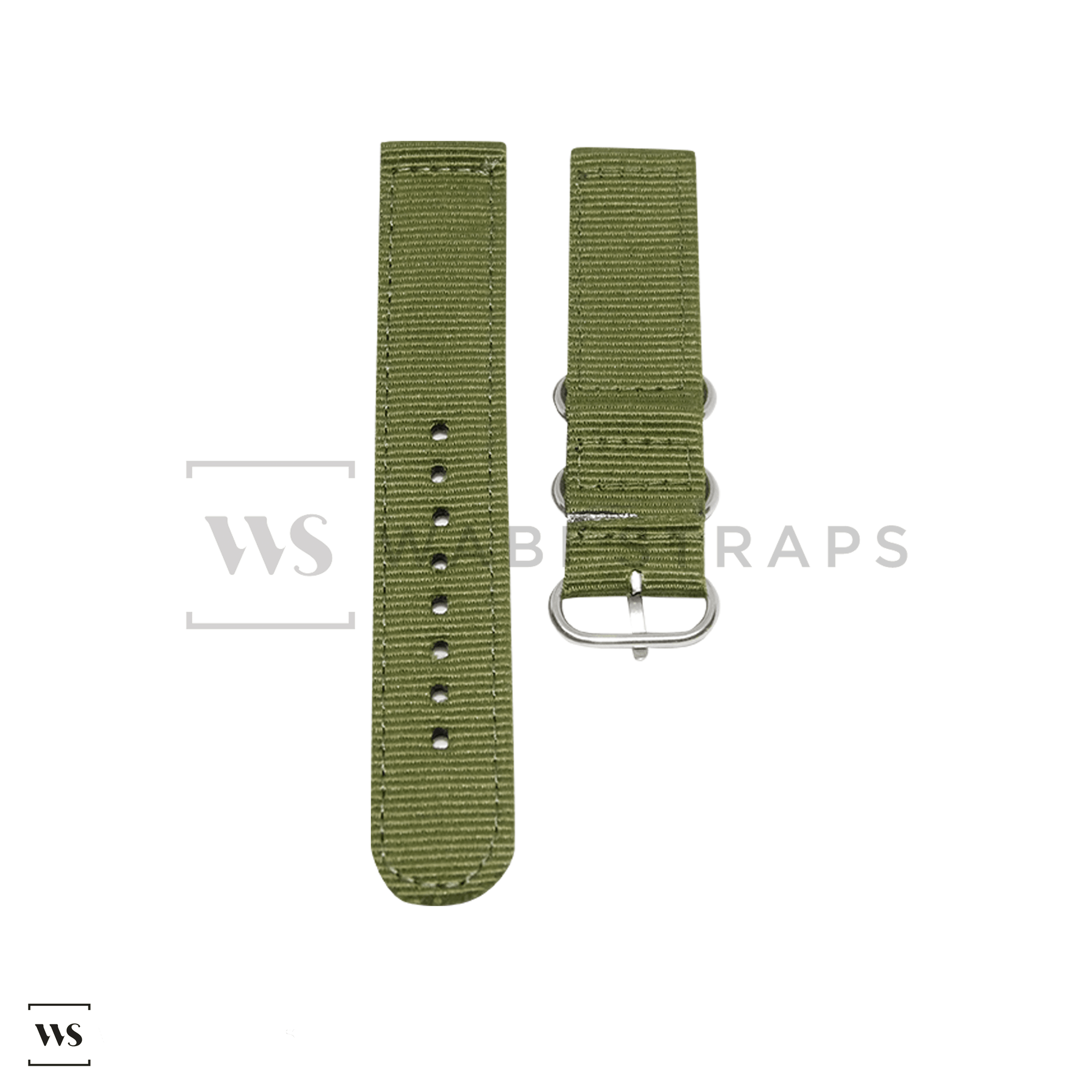 Army Green Basic Two Piece ZULU Strap Front