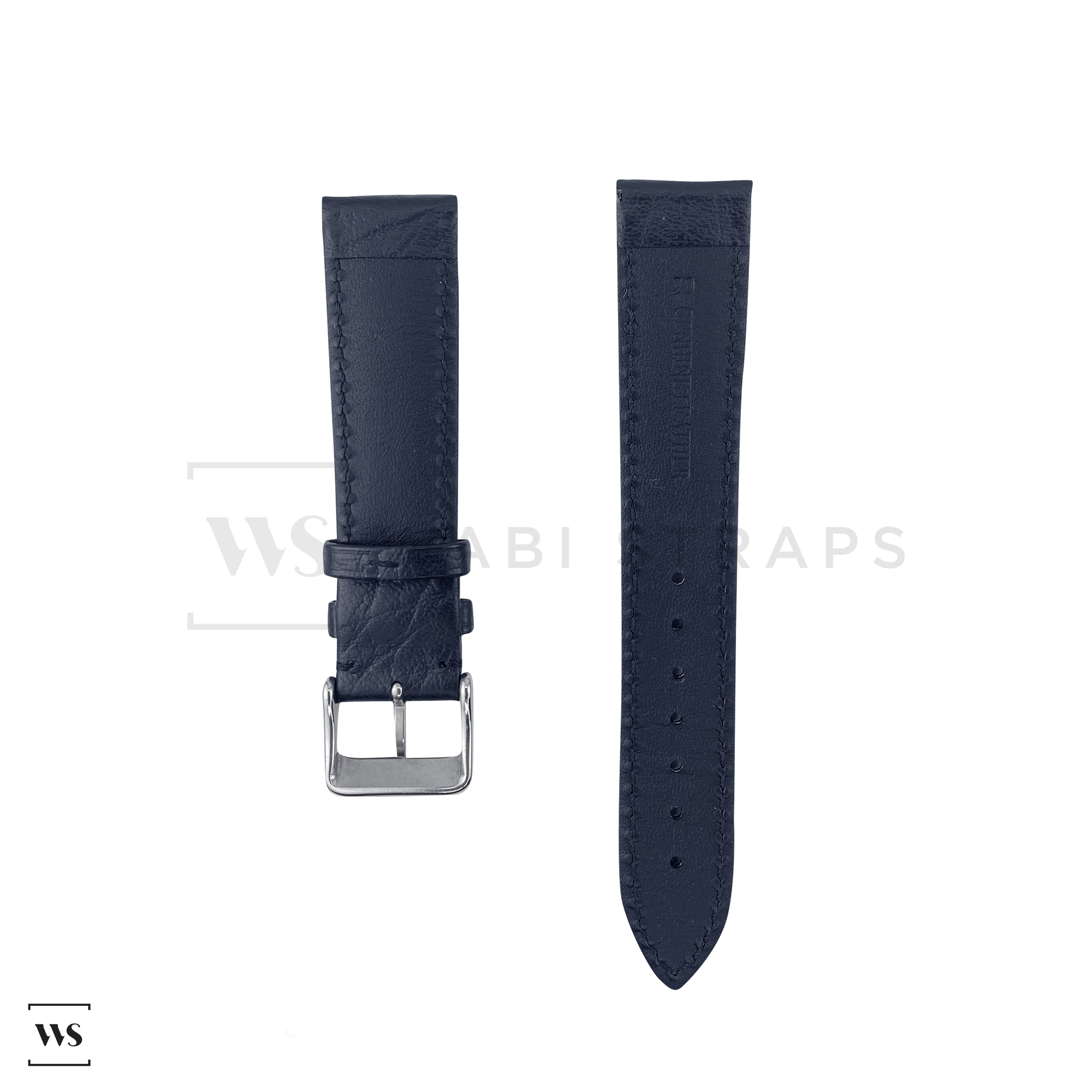 Black Classic Leather Strap SS Front