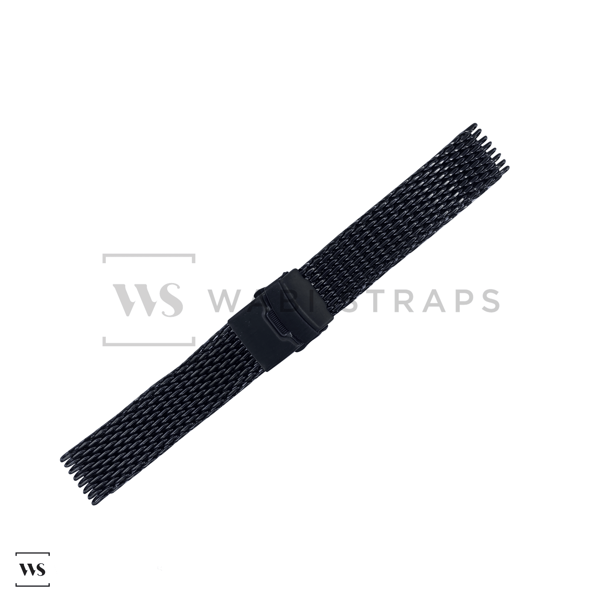 Black Shark Mesh Watch Bracelet Round