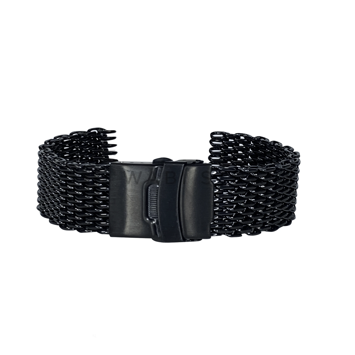 Black Shark Mesh Watch Bracelet wabistraps