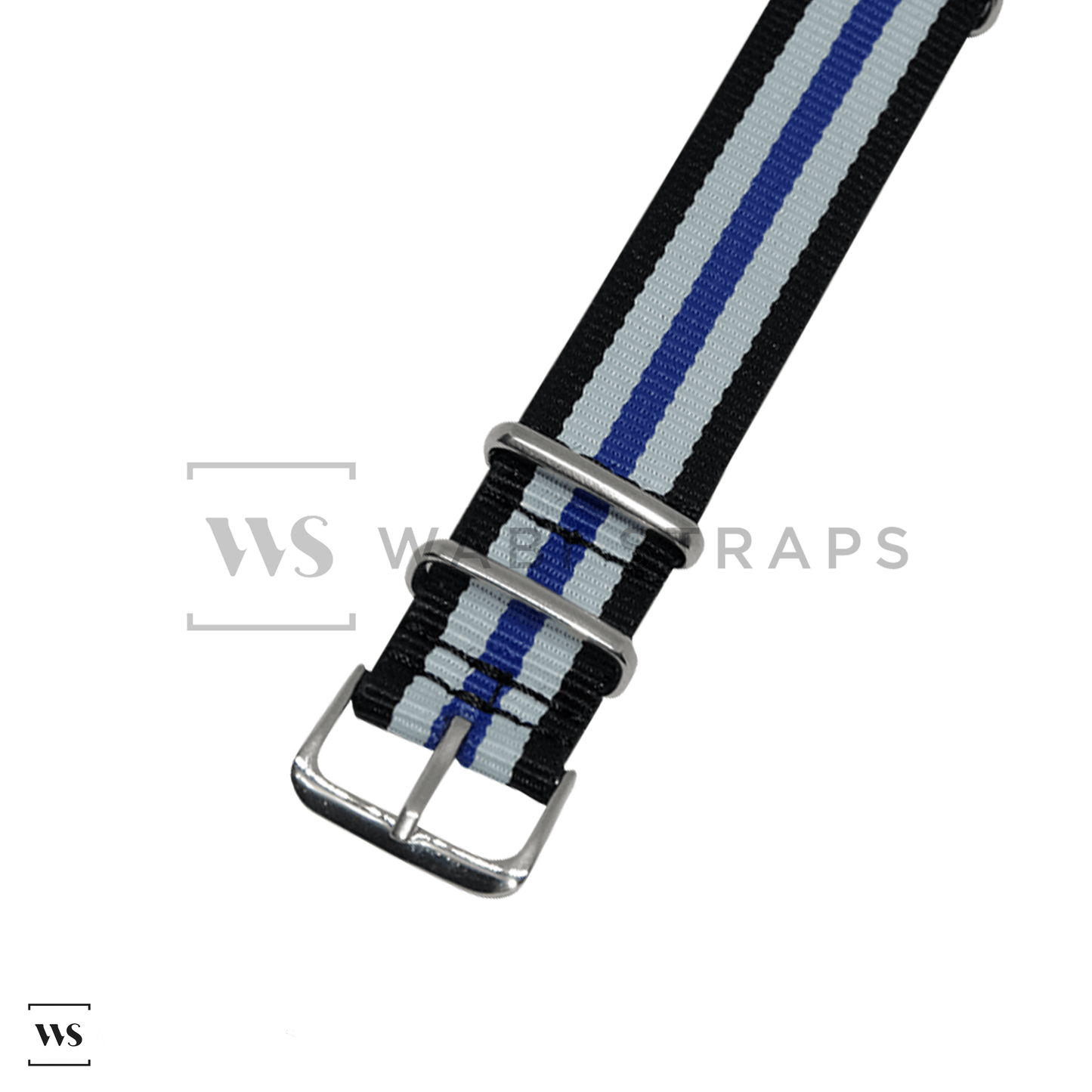 Black, Sky & Blue Original British Military Watch Strap