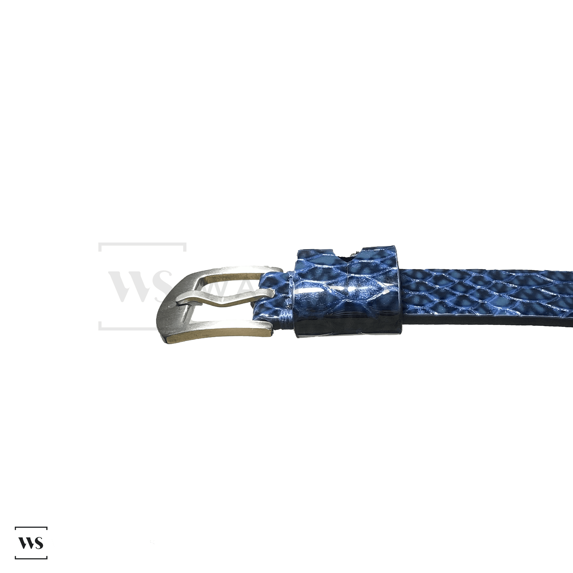 Blue Gecko Rubber Watch Band Side