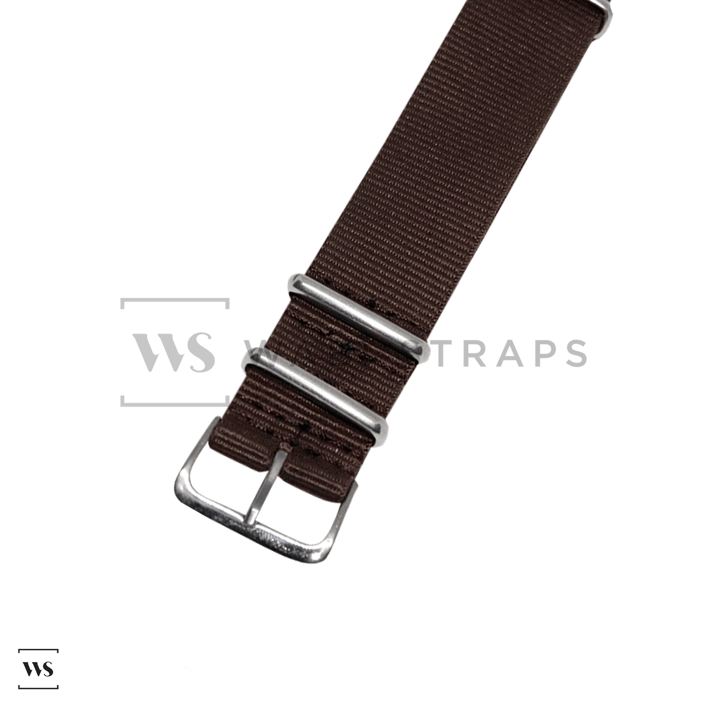 Brown Plain Basic British Military Watch Strap