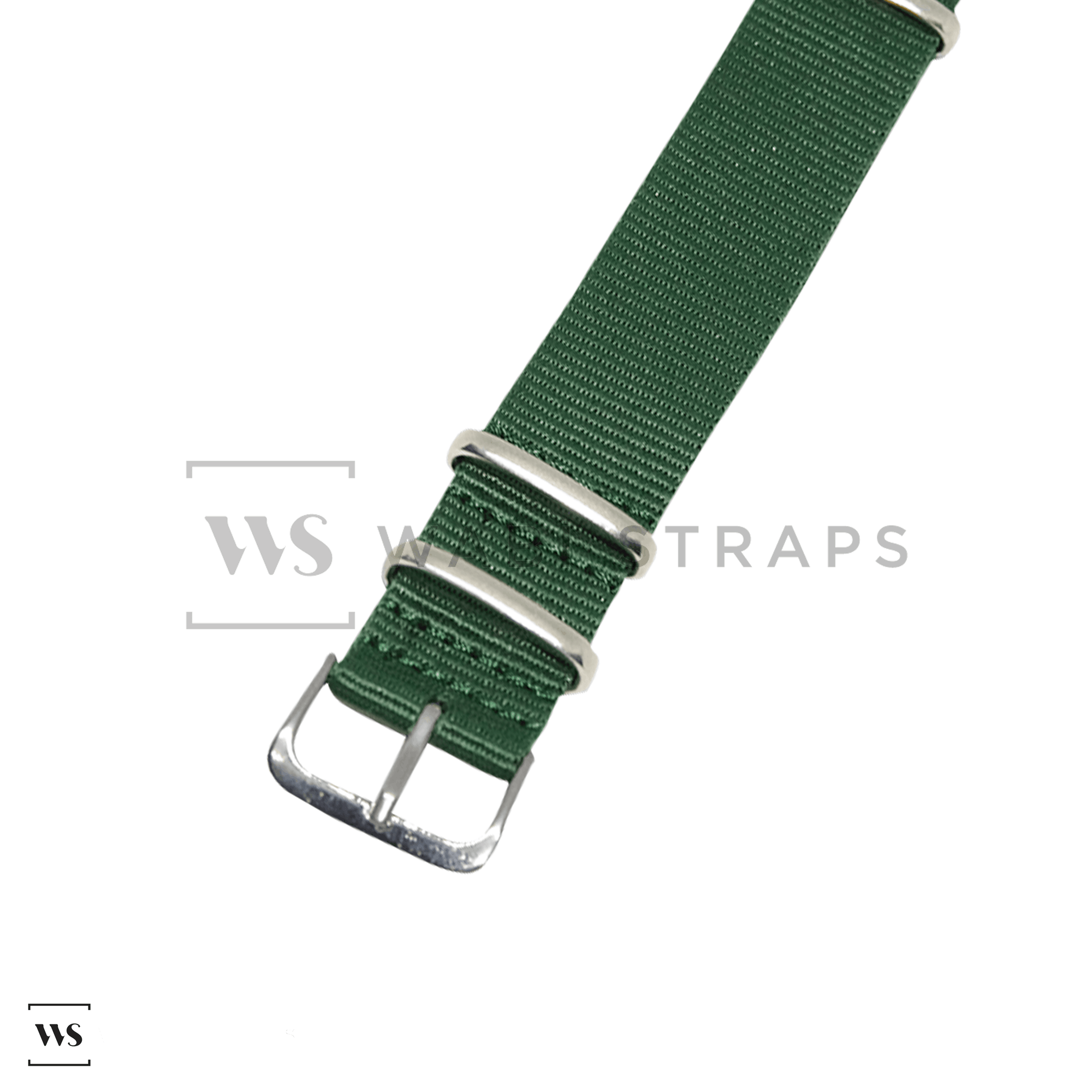 Dark Green Neon British Military Watch Strap