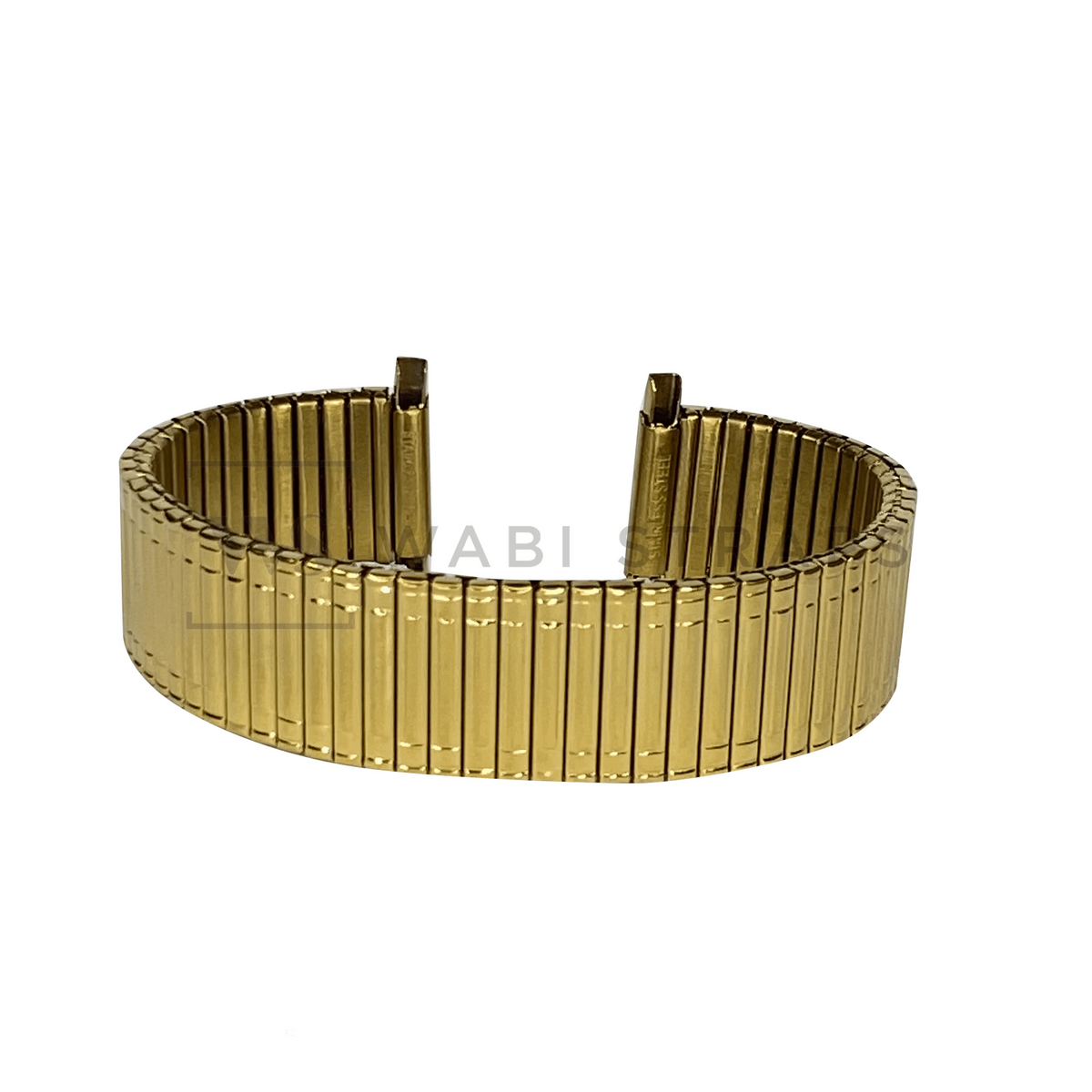 Gold Stretch Elastic Watch Bracelet - wabistraps