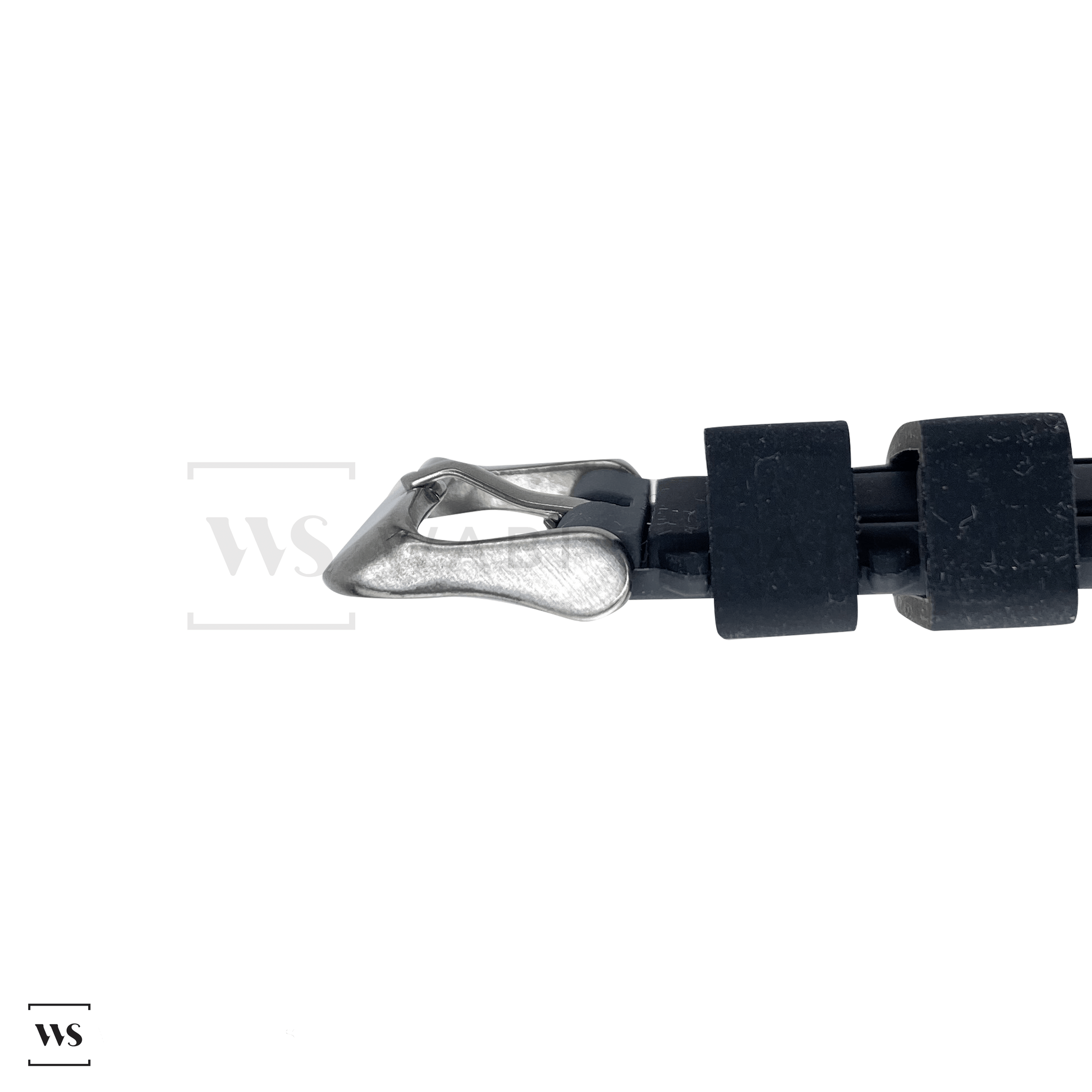 Grey Trim Silicone Waterproof Strap Side