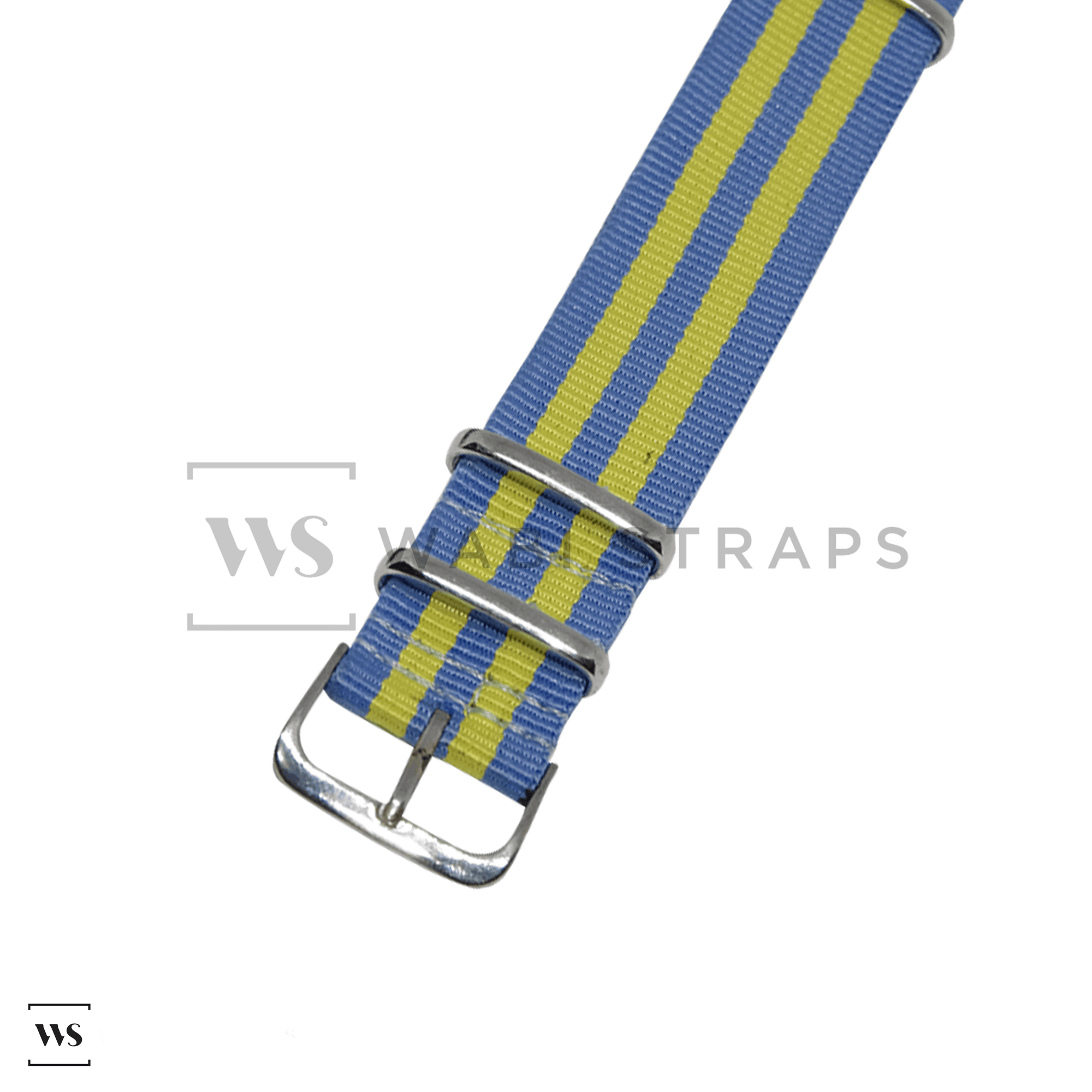 Light Blue & Yellow Ballistic British Military Watch Strap