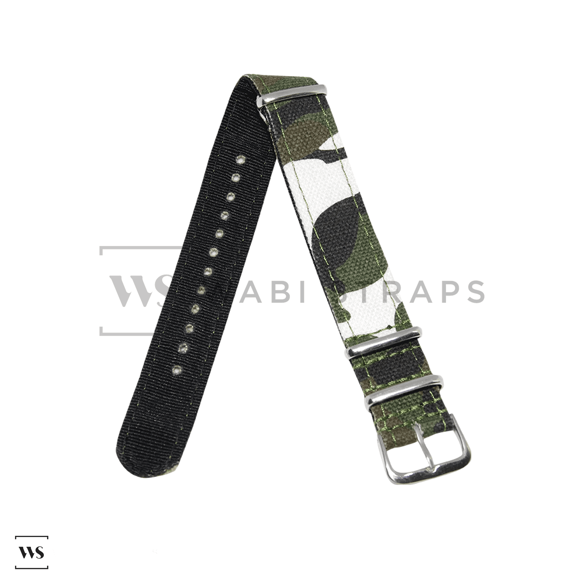 Multicam Tactical British Military Canvas Watch Strap