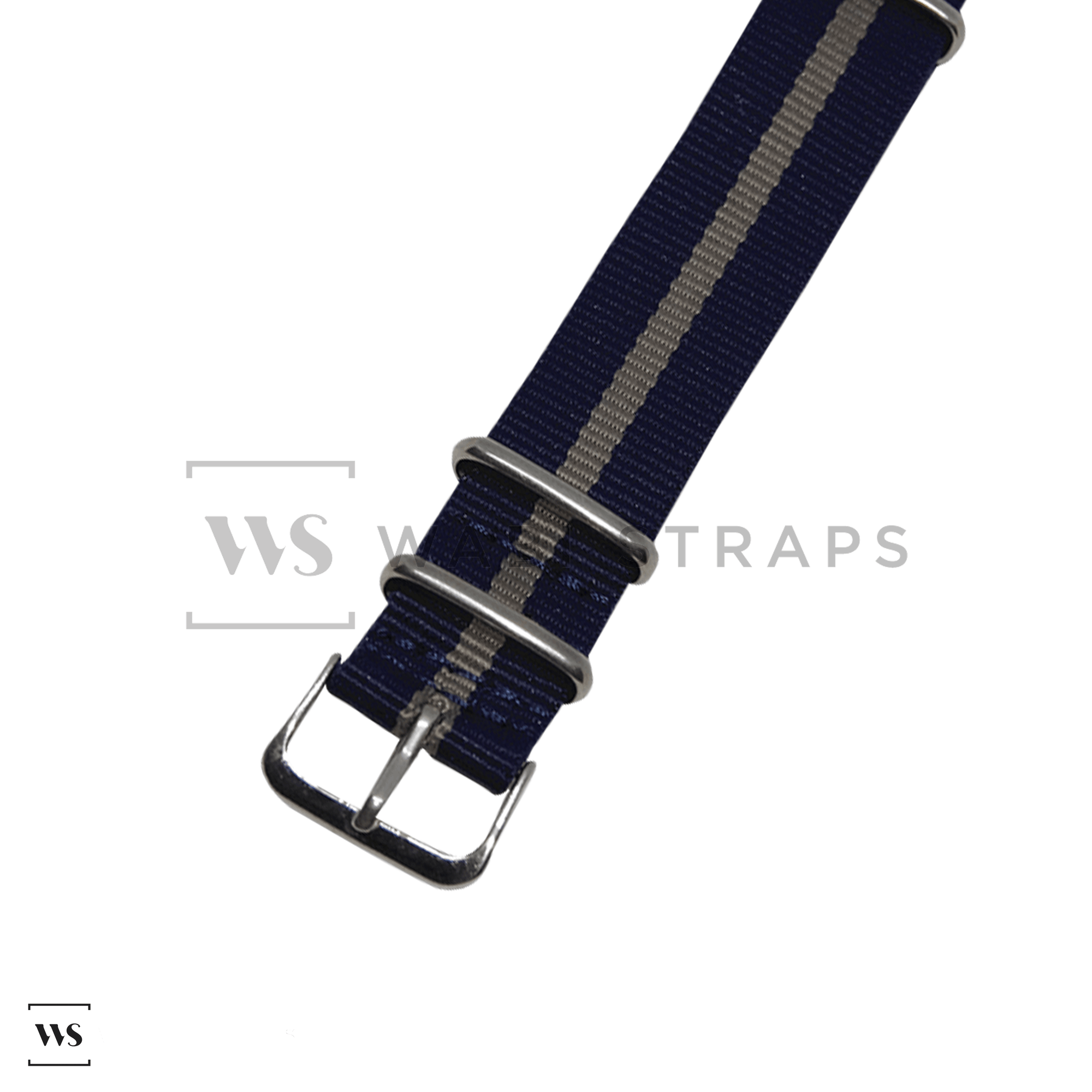 Navy Blue & Grey Diver British Military Watch Strap