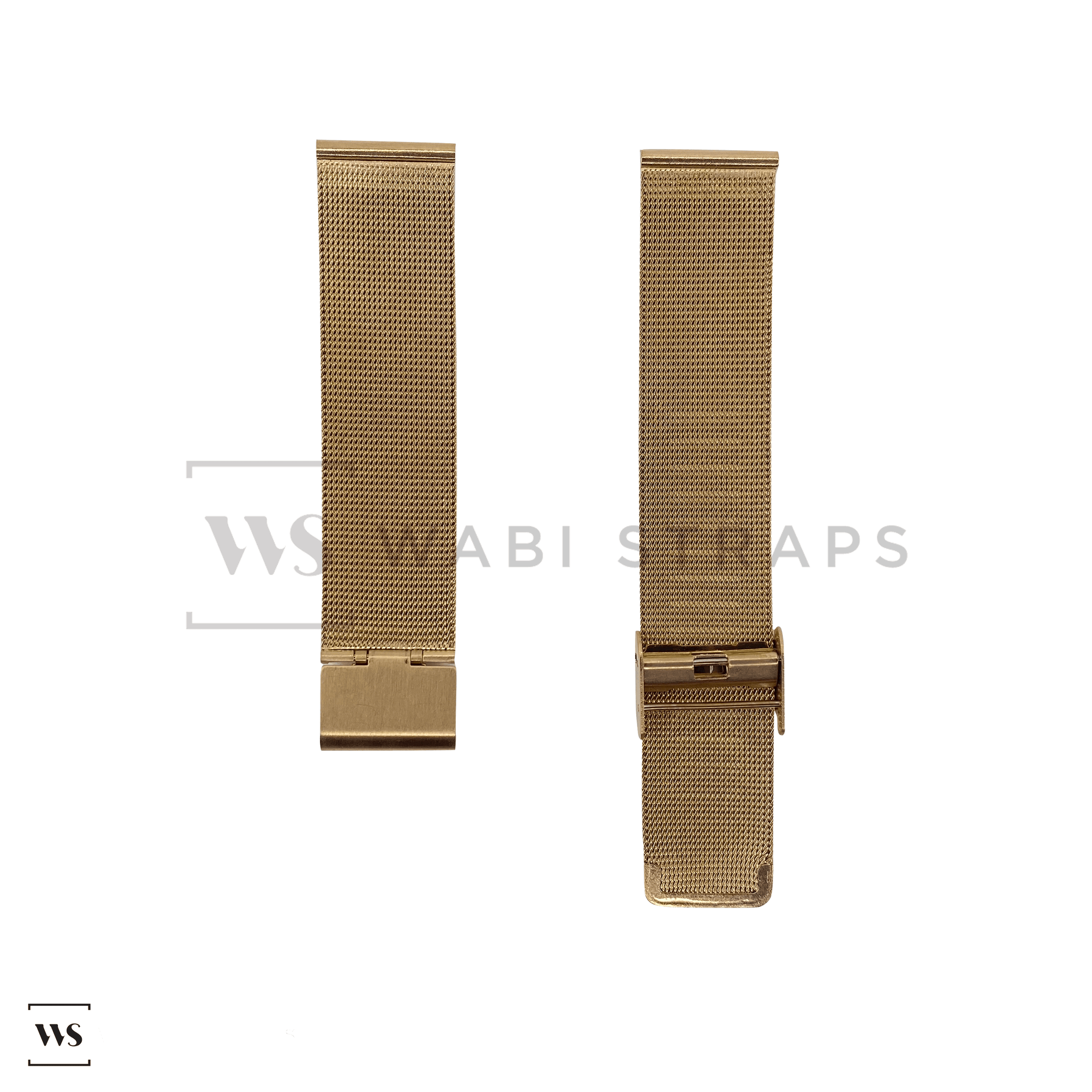 Rose Gold Milanese Watch Band Round