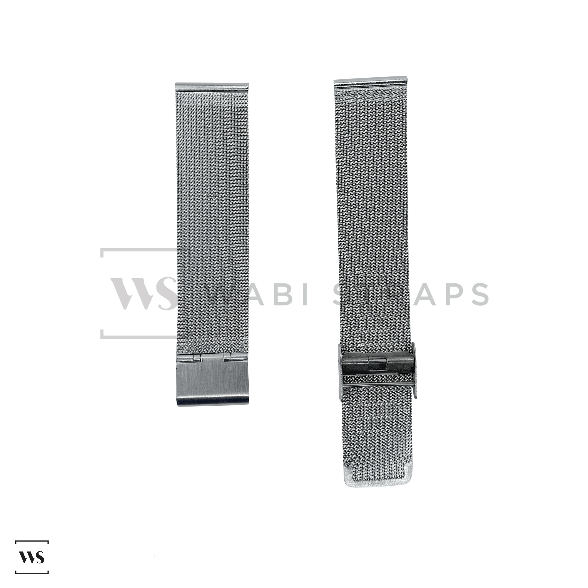 Silver Milanese Watch Band Round