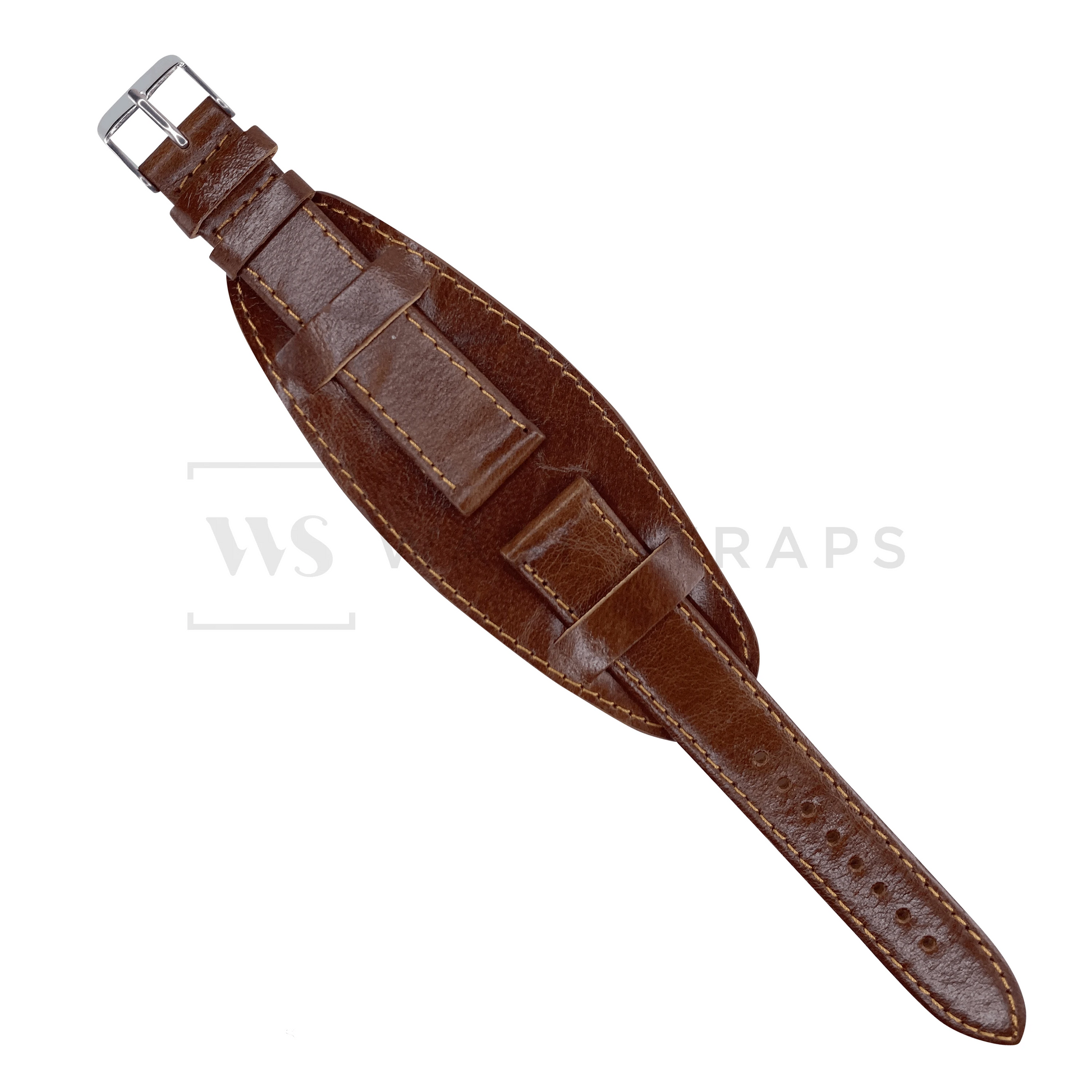 Vintage Bund Oiled Leather Strap Front